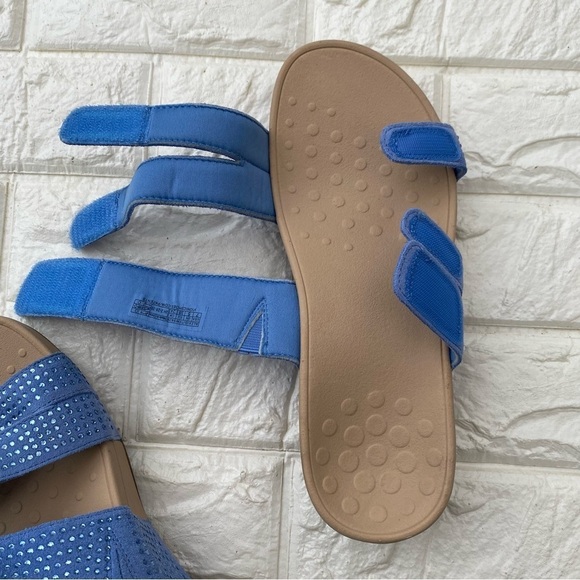 Vionic Women Pacific Alexis Platform Sandal Adjustable Straps Slide Sued… - Picture 2 of 7